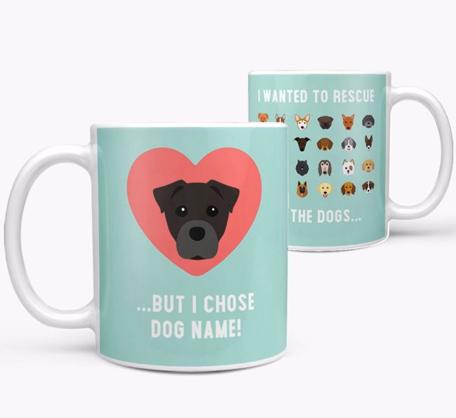 'Rescue All The Dogs' - Personalised {breedFullName} Mug